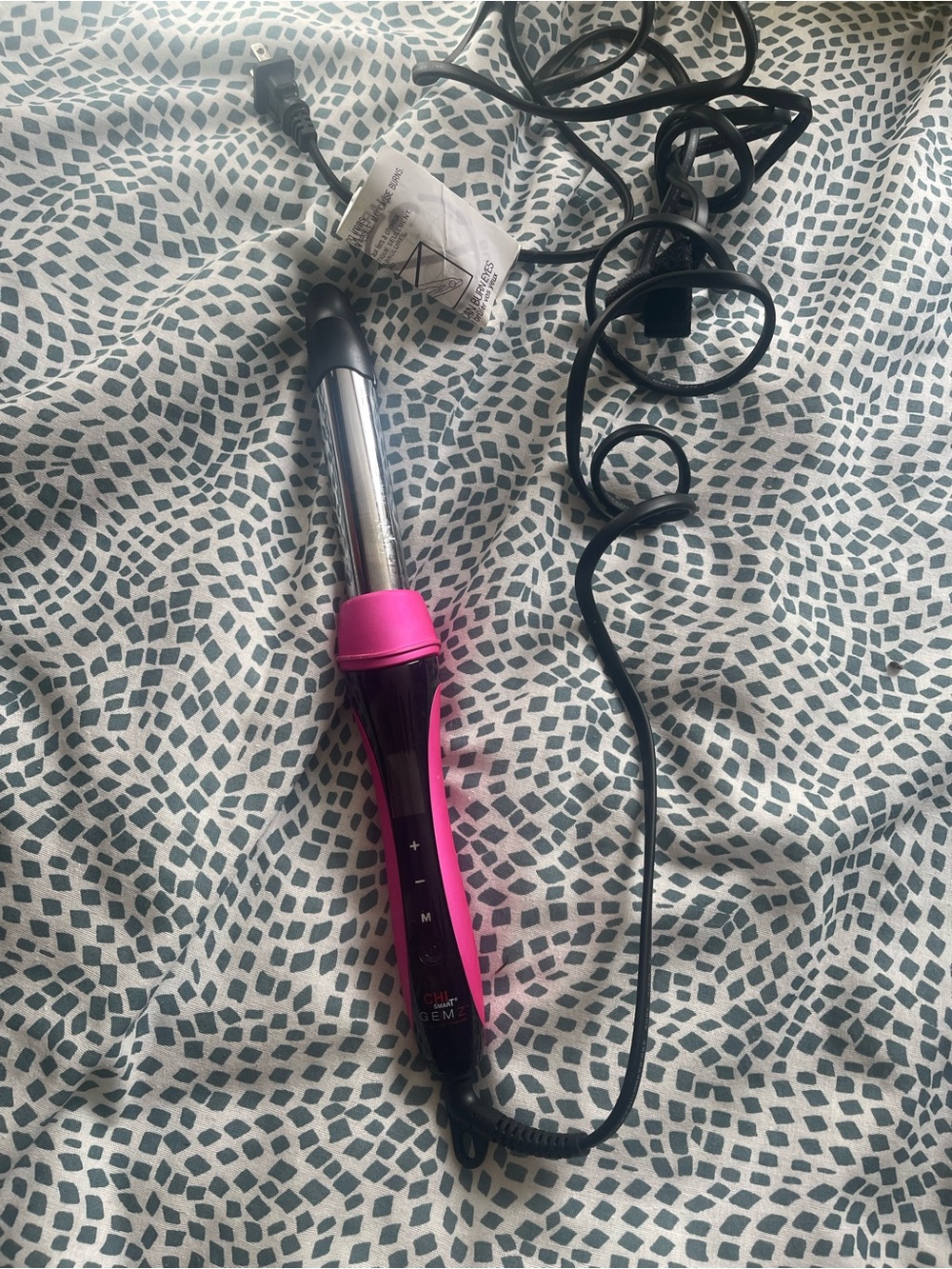 CHI Curling Wand Hair Styler - Pink